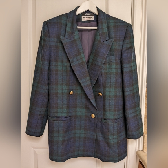 Wheaton & Katz Jackets & Blazers - Gorgeous Tartan Plaid Blazer - vintage size 12